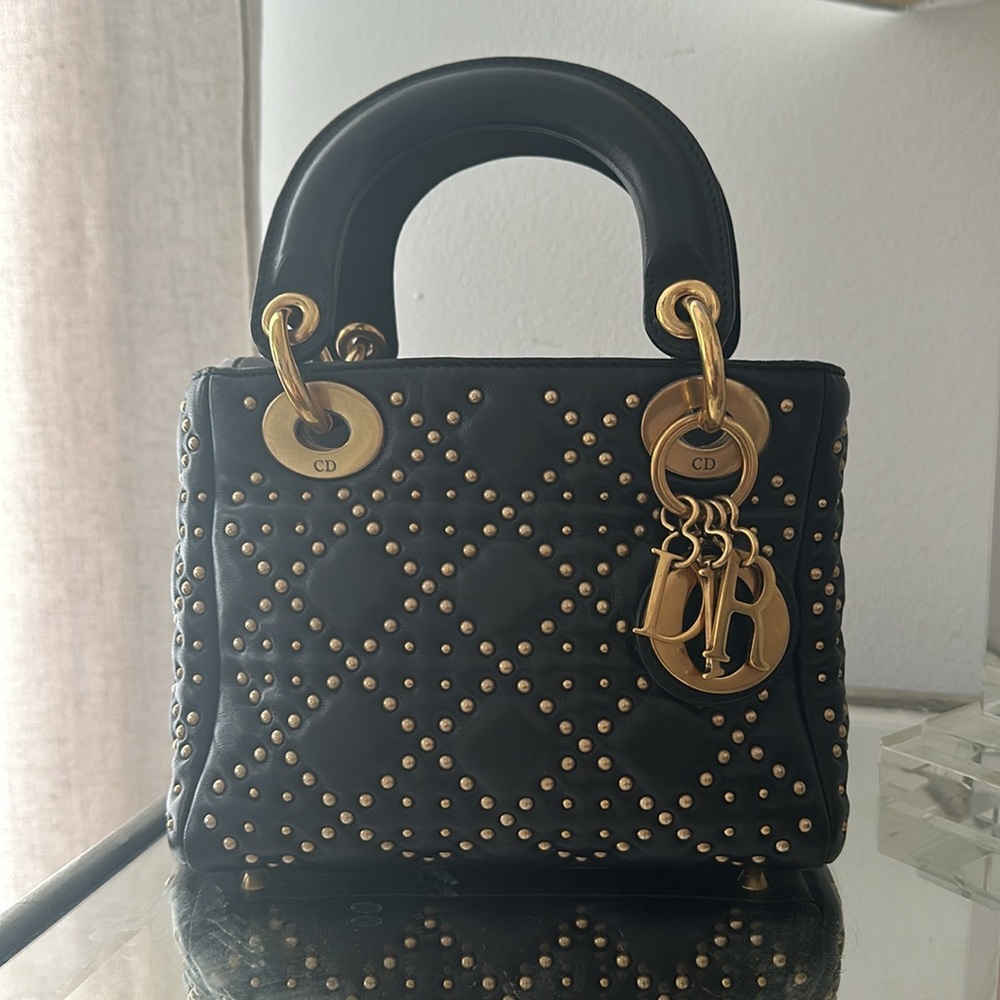 Christian Dior Mini Supple Lady Dior Bag